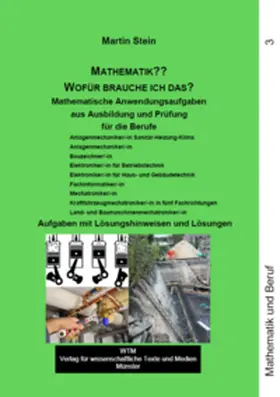 Stein |  Mathematik?? Wofür brauche ich das? Mathematische Anwendungsaufgaben aus Ausbildung und Prüfung | Buch |  Sack Fachmedien