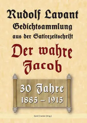 Cramer |  Rudolf Lavant. Gedichtsammlung aus der Satirezeitschrift Der wahre Jacob | Buch |  Sack Fachmedien