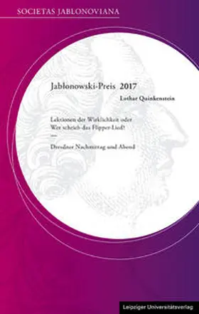 Quinkenstein |  Lektionen der Wirklichkeit oder Wer schrieb das Flipper-Lied? – Dresdner Nachmittag und Abend | Buch |  Sack Fachmedien