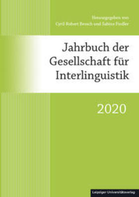 Brosch / Fiedler | Jahrbuch der Gesellschaft für Interlinguistik 2020 | Buch | 978-3-96023-374-9 | sack.de