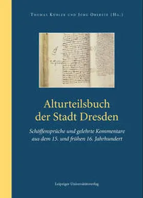 Kübler / Oberste | Alturteilsbuch der Stadt Dresden | Buch | 978-3-96023-490-6 | sack.de