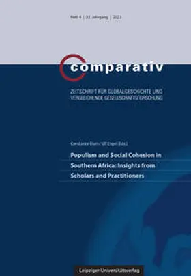 Blum / Engel |  Populism and Social Cohesion in Southern Africa: Insights from Scholars and Practitioners | Buch |  Sack Fachmedien
