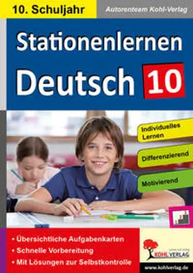  Stationenlernen Deutsch / Klasse 10 | Buch |  Sack Fachmedien