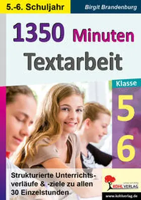 Brandenburg |  1350 Minuten Textarbeit / Klasse 5-6 | Buch |  Sack Fachmedien