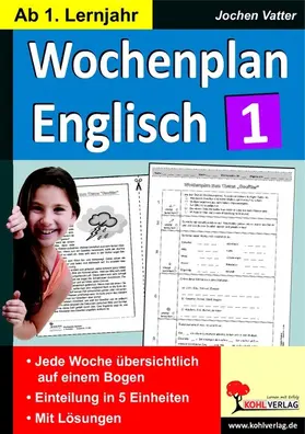 Vatter |  Wochenplan Englisch 1 | eBook | Sack Fachmedien