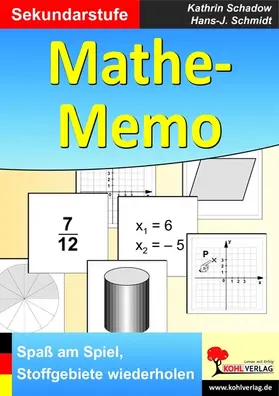 Schadow / Schmidt |  Mathe-Memo | eBook | Sack Fachmedien