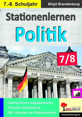 Brandenburg |  Stationenlernen Politik / Klasse 7-8 | eBook | Sack Fachmedien
