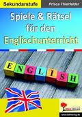 Thierfelder |  Spiele & Rätsel für den Englischunterricht | eBook | Sack Fachmedien