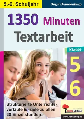 Brandenburg |  1350 Minuten Textarbeit / Klasse 5-6 | eBook | Sack Fachmedien