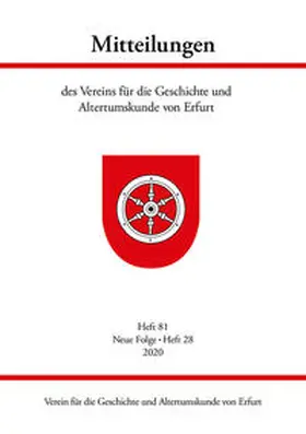 Raßloff |  Mitteilungen des Vereins für die Geschichte und Altertumskunde von Erfurt, Heft 81 | Buch |  Sack Fachmedien