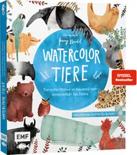 Boidol |  Watercolor-Tiere | Buch |  Sack Fachmedien