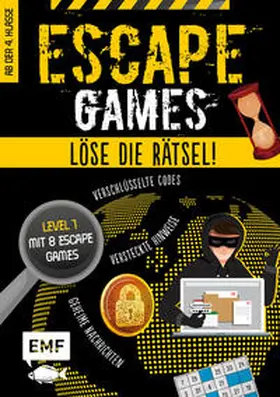 Monhard |  Escape Games - Löse die Rätsel! - Level 1 mit 8 Escape Games ab 9 Jahren | Buch |  Sack Fachmedien