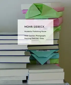 Ziebritzki |  Heidi Specker: Mohr Siebeck Verlag für die Wissenschaften | Buch |  Sack Fachmedien
