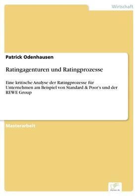 Odenhausen | Ratingagenturen und Ratingprozesse | E-Book | sack.de