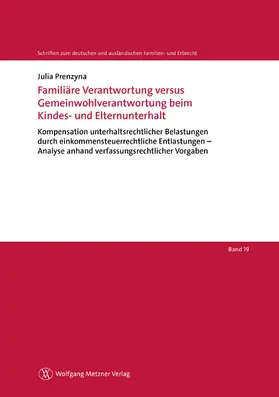 Prenzyna | Familiäre Verantwortung versus Gemeinwohlverantwortung beim Kindes- und Elternunterhalt | E-Book | www.sack.de
