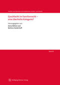 Röthel / Heiderhoff |  Geschlecht im Familienrecht - eine überholte Kategorie? | Buch |  Sack Fachmedien