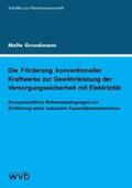 Grundmann |  Die Förderung konventioneller Kraftwerke zur Gewährleistung der Versorgungs­sicherheit mit Elektrizität | Buch |  Sack Fachmedien