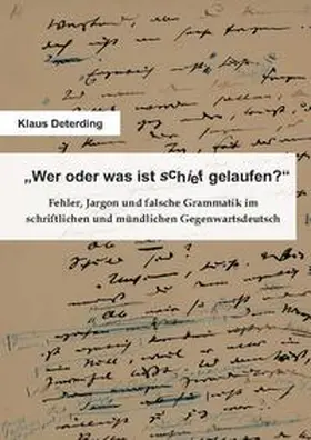 Deterding |  „Wer oder was ist schief gelaufen?“ | Buch |  Sack Fachmedien