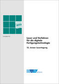 DVS Media GmbH |  Laser und Verfahren für die digitale Fertigungstechnologie | Buch |  Sack Fachmedien