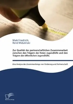 Friedrich / Widulinski |  Zur Qualität der partnerschaftlichen Zusammenarbeit zwischen den Trägern der freien Jugendhilfe und den Trägern der öffentlichen Jugendhilfe | eBook | Sack Fachmedien