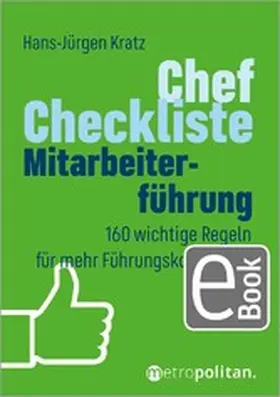 Kratz | Chef-Checkliste Mitarbeiterführung | E-Book | www.sack.de