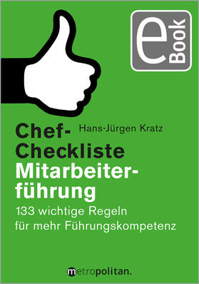 Kratz | Chef-Checkliste Mitarbeiterführung | E-Book | sack.de