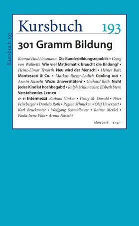 Felixberger / Nassehi |  Kursbuch 193 | eBook | Sack Fachmedien
