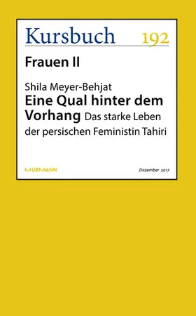 Meyer-Behjat | Eine Qual hinter dem Vorhang | E-Book | www.sack.de
