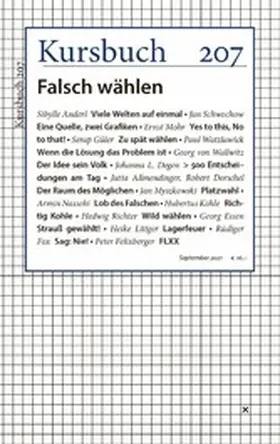 Nassehi / Felixberger | Kursbuch 207 | E-Book | www.sack.de