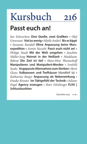 Nassehi / Felixberger / Anderl |  Kursbuch 216 | eBook | Sack Fachmedien