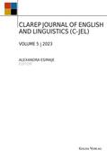 Esimaje |  CLAREP JOURNAL OF ENGLISH AND LINGUISTICS (C-JEL) | Buch |  Sack Fachmedien