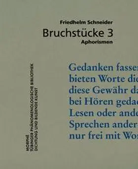 Schneider |  Bruchstücke 3 | Buch |  Sack Fachmedien