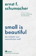 Schumacher |  Small is beautiful | eBook | Sack Fachmedien