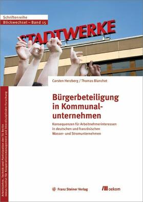 Herzberg / Blanchet |  Bürgerbeteiligung in Kommunalunternehmen | eBook | Sack Fachmedien