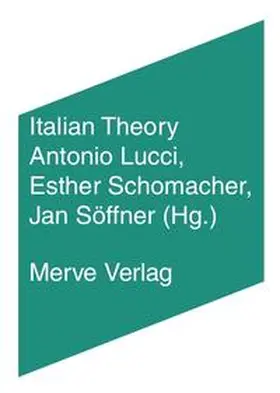Lucci / Schomacher / Söffner |  Italian Theory | Buch |  Sack Fachmedien