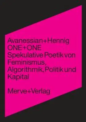Hennig / Avanessian |  ONE + ONE | Buch |  Sack Fachmedien
