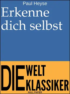 Heyse / Schulze |  Erkenne dich selbst | eBook | Sack Fachmedien