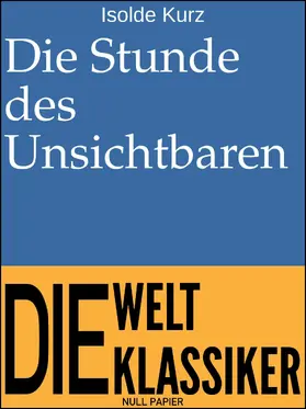 Kurz | Die Stunde des Unsichtbaren | E-Book | www.sack.de