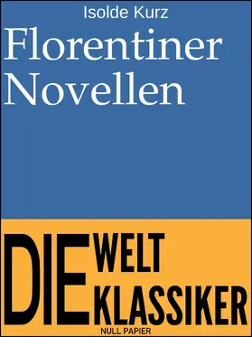 Kurz | Florentiner Novellen | E-Book | www.sack.de