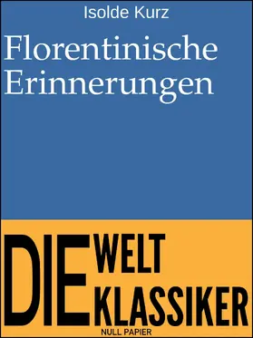 Kurz | Florentinische Erinnerungen | E-Book | www.sack.de