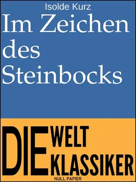 Kurz | Im Zeichen des Steinbocks | E-Book | www.sack.de