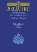 Schmidt / Prange |  200 Jahre Freimaurerloge "Zur Vaterlandsliebe" im Orient Wismar | Buch |  Sack Fachmedien