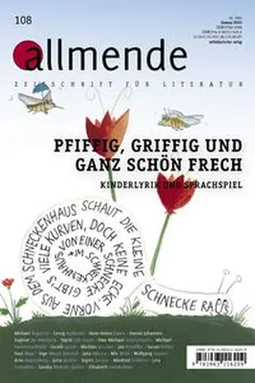 Schmidt-Bergmann / Literarische Gesellschaft, Karlsruhe |  Allmende 108 – Zeitschrift für Literatur | eBook | Sack Fachmedien