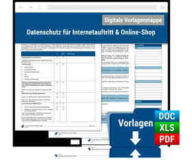 Dokumentenmappe: Datenschutz für Internetauftritt & Online-Shop | Forum Verlag Herkert | Datenbank | sack.de