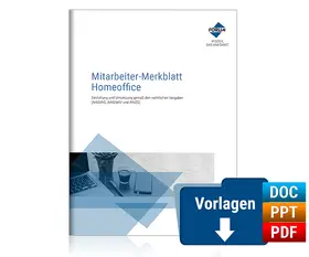 Mitarbeiter-Merkblatt Homeoffice -PREMIUM-Ausgabe | Forum Verlag Herkert | Datenbank | sack.de