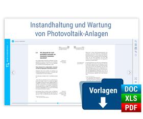 Handbuch Instandhaltung und Wartung von Photovoltaik-Anlagen | Forum Verlag Herkert | Datenbank | sack.de
