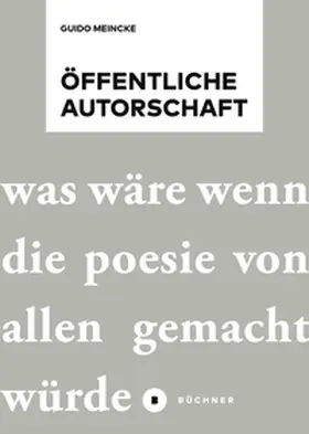 Meincke | Öffentliche Autorschaft | E-Book | sack.de