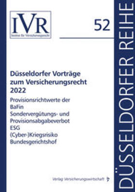 Looschelders / Michael | Düsseldorfer Vorträge zum Versicherungsrecht 2022 | Buch | 978-3-96329-464-8 | sack.de