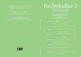 Czeguhn / Gschwend / Heirbaut | Rechtskultur 2 | Buch | 978-3-96374-016-9 | sack.de