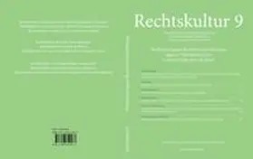 Schläppi / Gschwend / Hess |  Rechtskultur 9 | Buch |  Sack Fachmedien